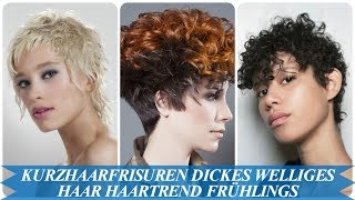 Die besten 20 Ideen zu kurzhaarfrisuren dickes welliges haar haartrend frühlings 2018 [upl. by Leagiba312]