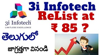 3i infotech share value after relist  3i infotech relist date  3i infotech relist news latest [upl. by Anivol]