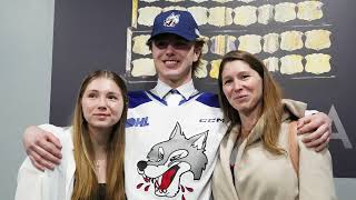 Get to Know Sudbury Wolves Fifth Round Pick Mateo Beites [upl. by Arza]