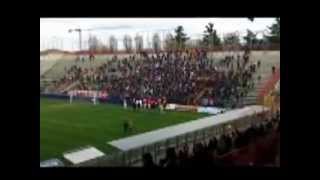 VicenzaCittadella la contestazione della Curva sud a fine partita [upl. by Montgomery570]