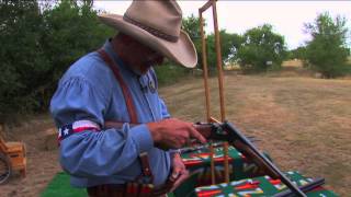 Double Barrel Shotgun Loading and Unloading a SidebySide  Cowboy Action Shooting [upl. by Colpin]