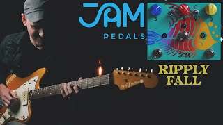 Demos in the Dark  JAM Pedals Ripply Fall  Guitar Pedal Demo [upl. by Ylyl]