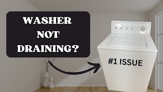 TopLoad Washer Not DRAINING or SPINNING  How to FixBypass Tutorial [upl. by Fita]