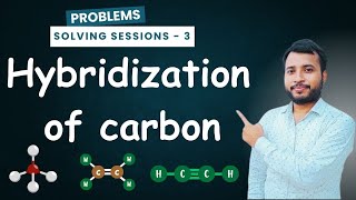 Hybridization of carbon  Calculation trick  class 11  12  NEET and JEE  Organic chemistry [upl. by Nalod]