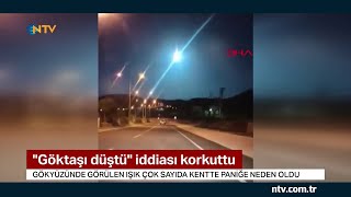 quotGöktaşı düştüquot iddiası korkuttu [upl. by Rolecnahc]