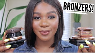 THE BEST BRONZERS FOR DARK SKIN l 2020 [upl. by Fletch]