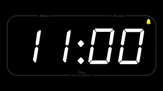 11 MINUET  TIMER amp ALARM  Full HD  COUNTDOWN [upl. by Aititil]