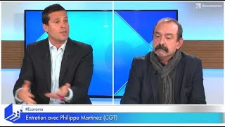 quotÊtre riche en France cest être millionnaire quot selon Philippe Martinez CGT [upl. by Wehner]