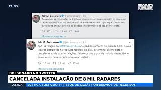 Bolsonaro cancela instalação de 8 mil radares [upl. by Leiba567]