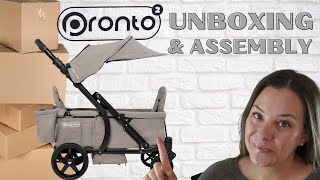 UNBOXING Pronto Squared Premium Stroller Wagon  Double Stroller  Travel System [upl. by Annayek]