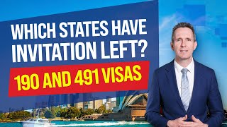 Immigration News  Which States Have Invitation Left 190 or 491 Visas [upl. by Yhcir]