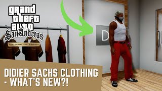 GTA San Andreas Definitive Edition  Didier Sachs Clothing Store [upl. by Nodnelg]