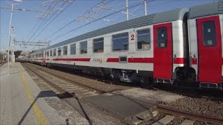 NUOVA LIVREA IC SUN SULLINTERCITY 505 VENTIMIGLIA  ROMA TERMINI [upl. by Kotto]