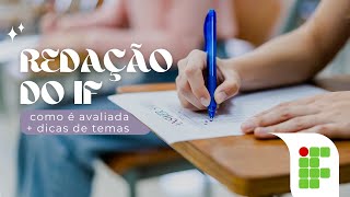 COMO SE PREPARAR PARA A REDAÇÃO DO IF  DICAS DE TEMAS QUE PODEM CAIR 🎓💚 [upl. by Zoha]