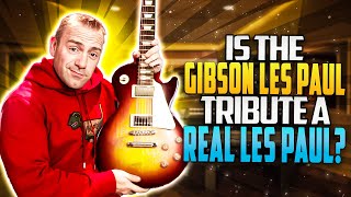 Is The Gibson Les Paul Tribute A REAL Les Paul [upl. by Erodeht]