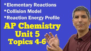 How Reactions Happen Steps Collisions amp Energy  AP Chem Unit 5 Topics 4 5 and 6 [upl. by Tadd]