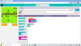 L155 Codeorg  Express2021  Lesson 15 IfElse with Bee  level 5 [upl. by Lachish575]