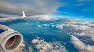 FLYING THROUGH THE CLOUDY AND INTO LONDON KLM E190 LANDING ON RWY 27 AT LONDON CITY AIRPORT  4K [upl. by Akihc940]