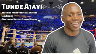 Tunde Ajayi REVEALS ALL about Anthony Yarde CLASH with Ricky Summers amp UsykDubois [upl. by Berkow]