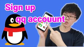 How to sign up qq account  Create qq account with Chinese or with English both included [upl. by Carce]