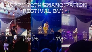 MY FIRST EVER DEXTA CONCERT🤸🏾‍♀️🤩 HAPPY 70TH EMANCIPATION FESTIVAL BVI 🇻🇬 ft Dexta Daps amp Monéa [upl. by Bixby123]