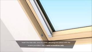 Skylight Roof Blinds Fitting Video [upl. by Sullecram]