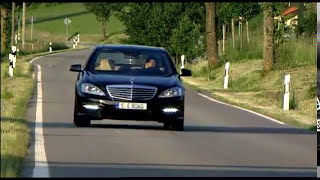 Driving The New Mercedes S63 AMG 55L V8 2011 [upl. by Ralaigh]