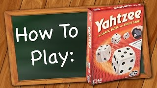 How to Play Yahtzee [upl. by Maharva]