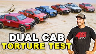 2022 4WD UTE COMPARISON  CONTROVERSIAL WINNER NEW Ranger vs Hilux vs DMAX vs Triton vs LDV v BT50 [upl. by Aiuqes]