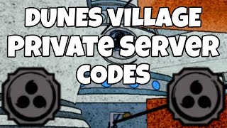 20 Private Server Codes For Dunes  Shindo Life [upl. by Gwenni776]