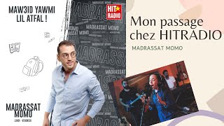 Mon passage à la Radio  HITRADIO avec MOMO Vidéo Bonus [upl. by Kannry]