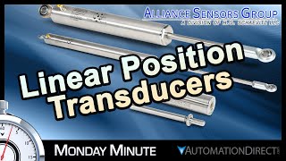 Alliance Linear Transducers position sensor  Monday Minute at AutomationDirect [upl. by Eltrym]