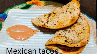 Dominos style mexican tacos  in kadhai Mexican dish  veg tacos recipe [upl. by Eintihw]