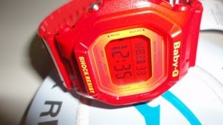 Casio Baby G BG 5600 SA 4ER Unboxing by TheDoktor210884 [upl. by Alocin]