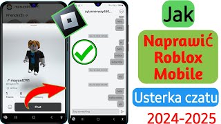 Jak naprawić usterkę czatu mobilnego Roblox  Czat Roblox nie działa na urządzeniach mobilnych [upl. by Apollus919]