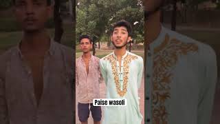 comedy babu pizza khil doa😂 aby dost to😂 apne 20 rupees udari ka😅 chal bhai to ja paisa mil gye😅😂 [upl. by Cerell]