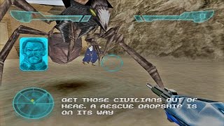 Armorines Project SWARM PS1 Walkthrough  12 [upl. by Terrijo]