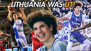 LaMelo Ball Career Lithuania Highlights 16YearOld PRO Dominates For Vytautas 🔥 [upl. by Marchal]