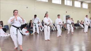 GKR Karate  Kieran Duncan 1st Kyu Grading 2nd black tip June 2017 [upl. by Lrig463]