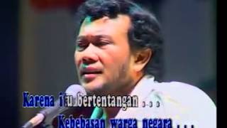 Rhoma Irama  Hak Asasi Karaoke  Live [upl. by Yanahc968]