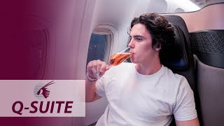 HONEST QATAR AIRWAYS QSuite Experience  Doha to Frankfurt [upl. by Alletniuq]