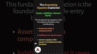 Understanding the Accounting Equation [upl. by Natloz]