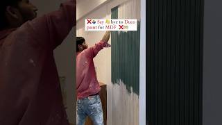 luster paint for MDF construction shorts shortfeed [upl. by Solly565]