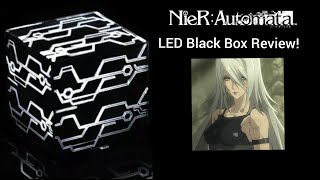 NierR Automata LED Black Box Collectible Review 🤍 [upl. by Aihsitan]