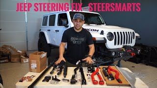 Jeep Steering Fix and Install From Steersmarts [upl. by Esilegna]