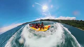 Banana Boat Ride with Insta 360 x3 [upl. by Cyrilla363]