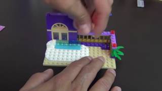 Lego Friends Heartlake Grand Hotel Build Part 5 Set 41101 [upl. by Eednam579]