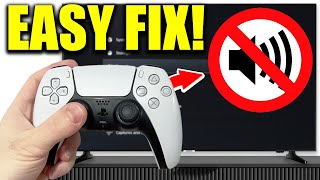 How To Fix No Sound Through TV On PS5 Best Method [upl. by Notsirt872]