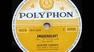 Amagergildet  Henry Hansens spillemandsorkester Buster Larsen 1955 [upl. by Yliram]