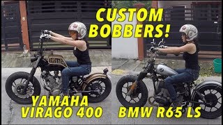 Garage Visits  FMG Custom Yamaha Virago 400  BMW R65  Custom Bobber  Custom Cruiser [upl. by Niwrad952]